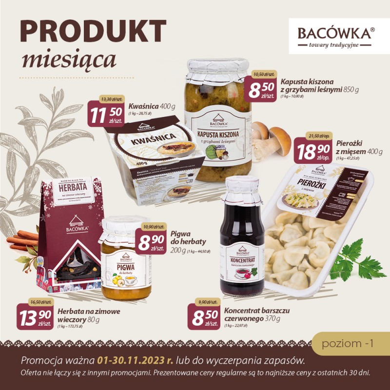 Listopadowa Promocja W Sklepie Bac Wka Towary Tradycyjne Silesia City