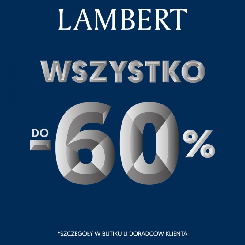 Świąteczne rabaty w butiku LAMBERT Wszystko do 60 Silesia City